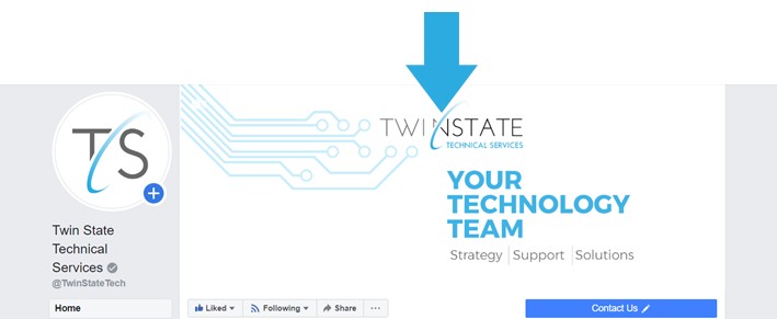 screenshot of Facebook banner image