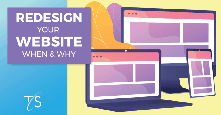 Modern website redesign services by Twin State Technical Services for improved performance and user experience.
