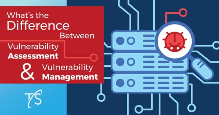 Server vulnerability assessment cybersecurity illustration.