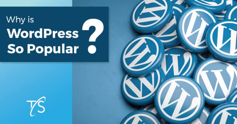 Blue WordPress logos buttons for website development, WordPress hosting, and digital solutions for businesses.