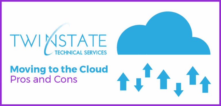 Cloud computing benefits and challenges for businesses, focusing on cloud migration, IT solutions, and technology services from Twin State Technical Services.