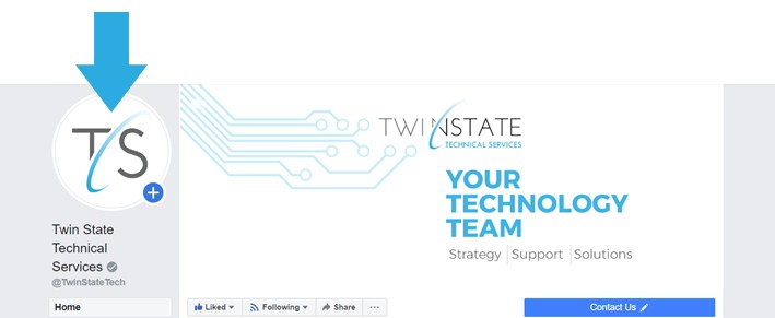 Screenshot of Facebook Profile Image