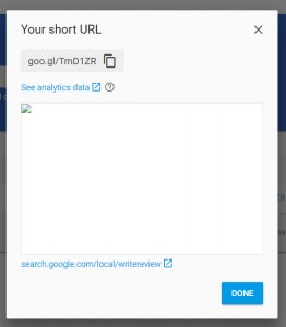 Shorten URL step two