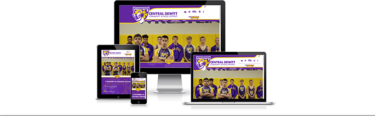 Cerntral DeWitt website on multiple devices