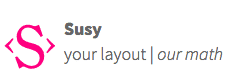 Susy text logo